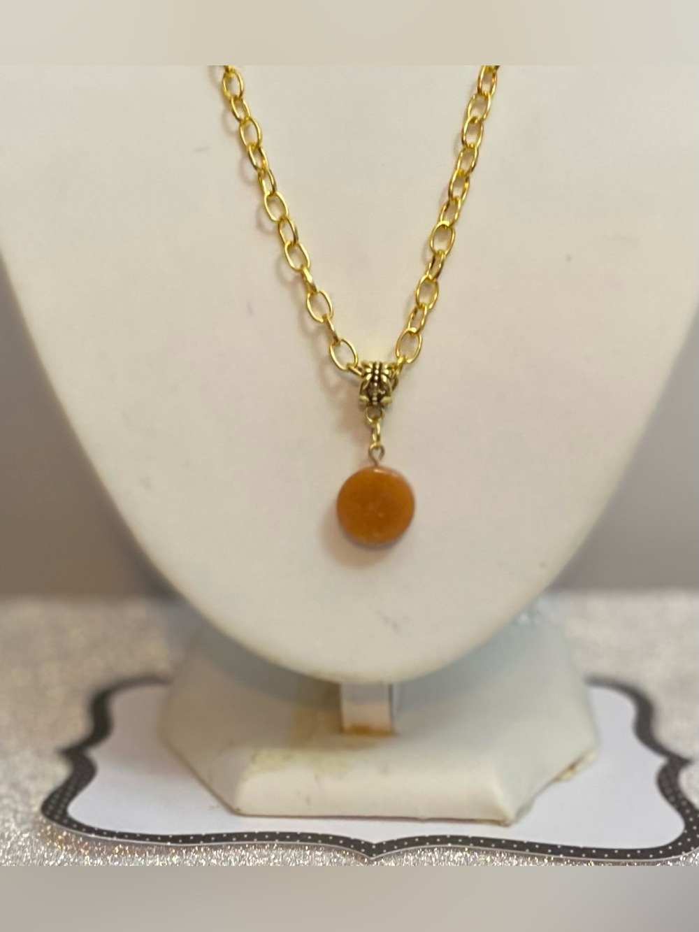 NEW Aventurine crystal necklace